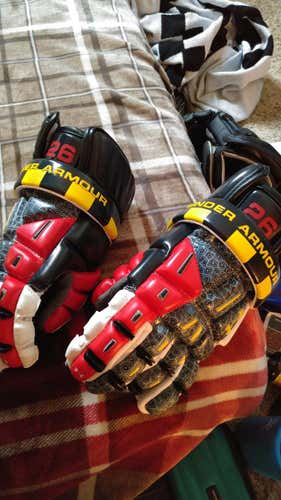 UA Maryland custom gloves. SOLD
