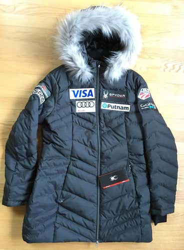 NEW 2017 US SKI TEAM USST SPYDER WOMANS L DOWN  JACKET