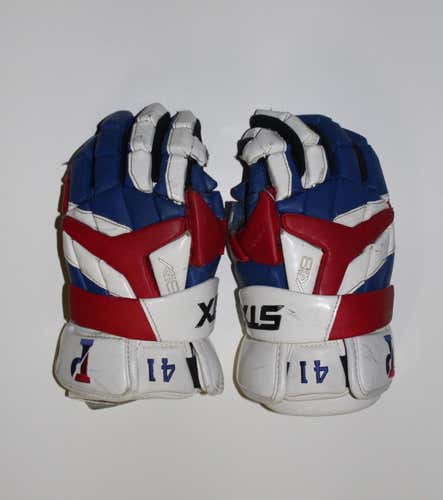 University of Pennsylvania Lacrosse Gloves #41