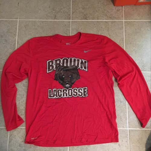Brown Lacrosse Long Sleeve Dri Fit