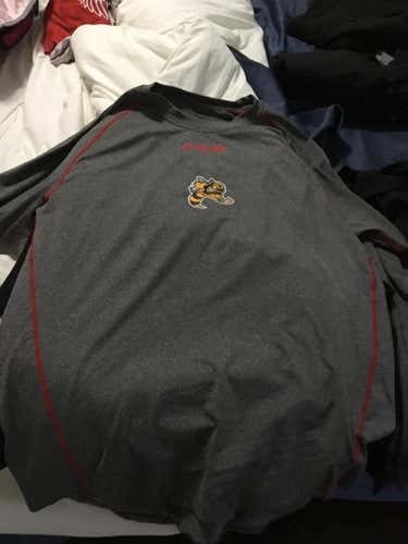 Team Issued CCM Sarnia Sting Long Sleeve Shirt