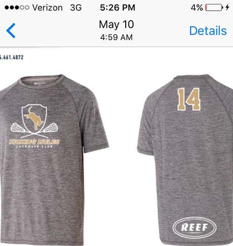 Kicking Mules Lacrosse Club shooter