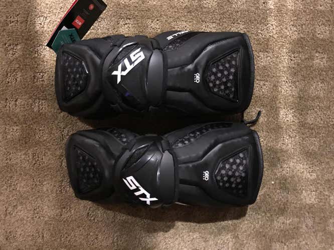 STX Cell III Arm Guards Black Size XL