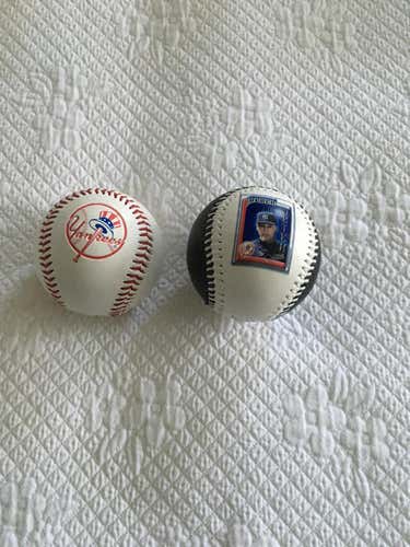 Collectible Derek Jeter Baseballs