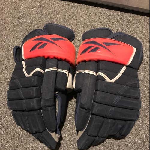 Reebok 5-Roll Pro Stock Glove Navy/Red