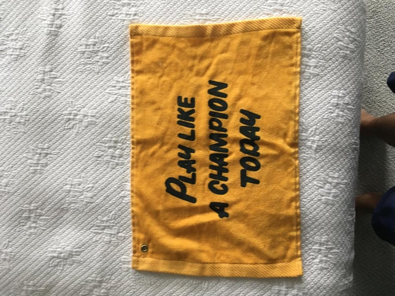 "Play Like A Champion" golf Towel