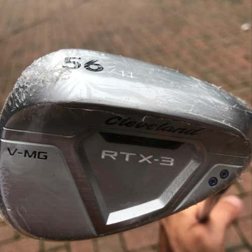 NEW - Cleveland RTX-3 V-MG 56/11 Cavity Back Tour Satin Wedge - Right Hand