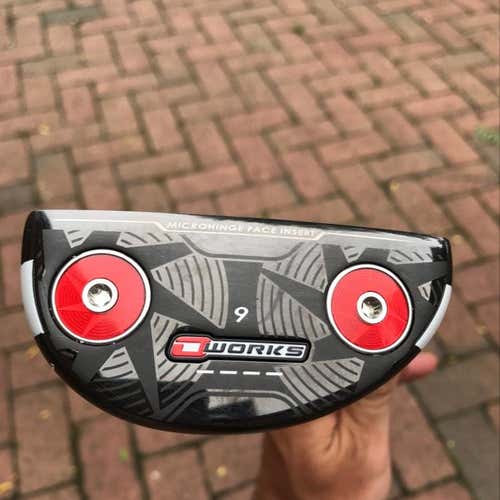 NEW - Odyssey O-Work #9 - 34" Putter - Super Stroke Grip & Head Cover - Right Hand