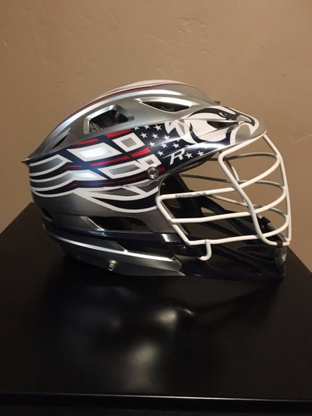Game Worn Chesepeake Bayhawks military appreciation helmet And Rattlers Jersey
