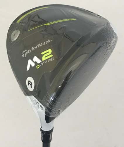 NEW! TaylorMade M2 2017 D-Type 10.5* Driver w/HC Matrix White Tie Regular Flex