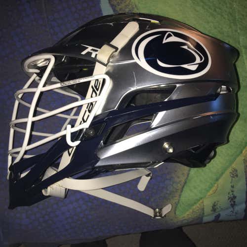 Game Used Chrome Penn State Lacrosse Helmet