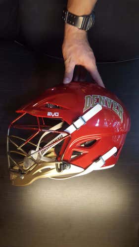 University of Denver Custom EVO Lacrosse Helmet
