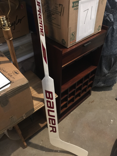 New Boston College Pro Stock Bauer Supreme 7500 Goalie Stick 26" Milner Curve