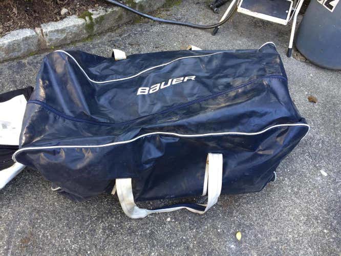 Blue Bauer Goalie Bag