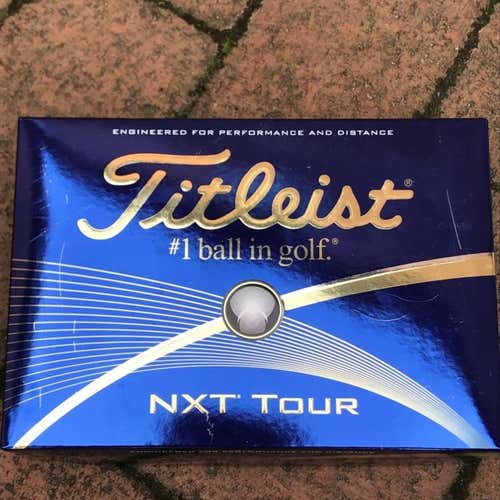 NEW - Titleist NXT Tour White Dozen Golf Balls - Original Packaging