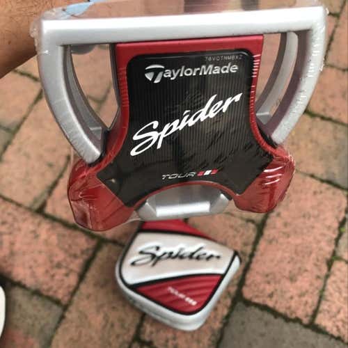NEW - TaylorMade Spider Tour Platinum 34" SuperStroke GT Tour Pistol Right Hand Putter