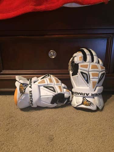 White Towson UA Charge 2 Gloves