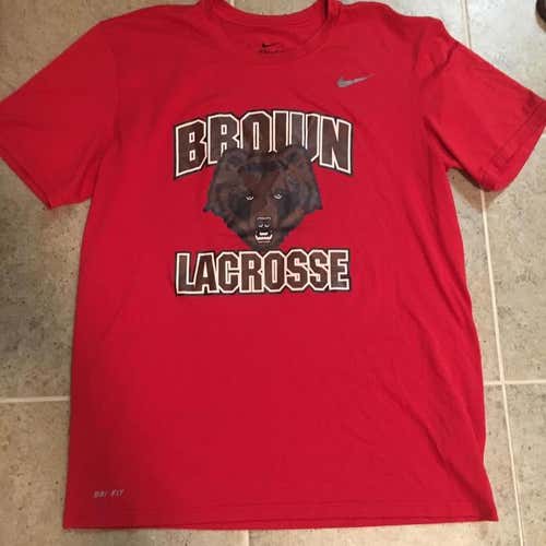 Brown Lacrosse Nike Dri Fit ss Shooter Shirt