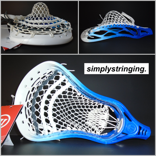 Custom Dyed Warrior Revo 3 X w/ G3 Mesh - Defensive Lacrosse Head 3X BRAND NEW