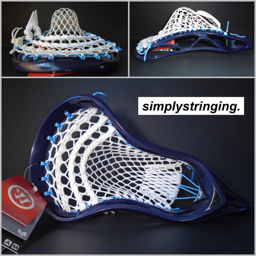 BRAND NEW Navy Warrior Rabil 2 X w/ G3 Mesh - Lacrosse Head 2X