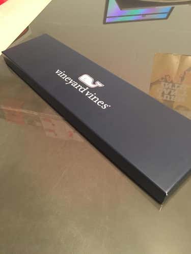 Wvu Vineyard Vines  Logo'd Tie