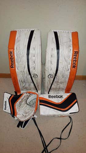 Reebok P4 14k pads, X28 glove and blocker