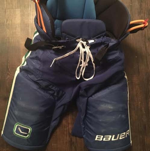 Pro Stock Vancouver Canucks Bauer Nexus Player Pants