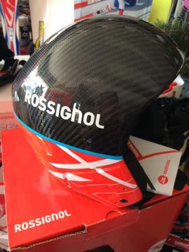 Large New FIS Carbon Rossignol Race Helmet