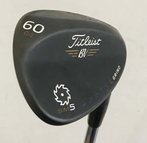 Titleist Vokey SM5 Raw Black 60-04 Wedge L Grind