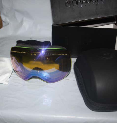 Dragon Alliance APX Ski Goggles x JET yellow blue ionzied lens A4