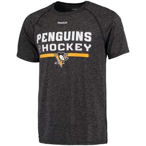 Pittsburgh Penguins Reebok Locker Room Shirt Large