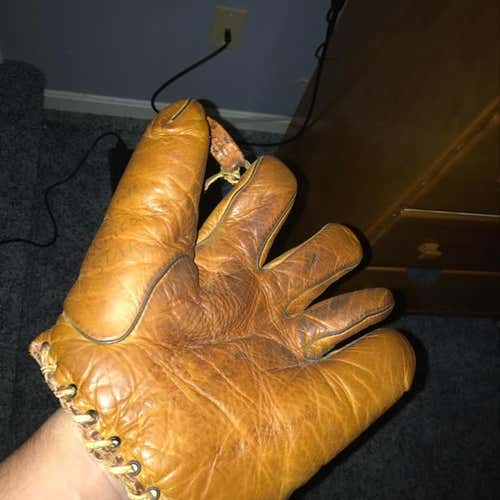 MLB Game Used Glove From Early 1900's