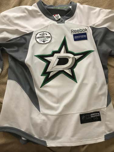 White Dallas Stars Practice jersey