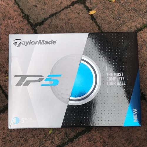 NEW - TaylorMade TP5 2017 Dozen White Golf Balls