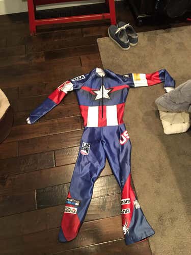 New Large US Ski Team Marvel Speed Suit very fast