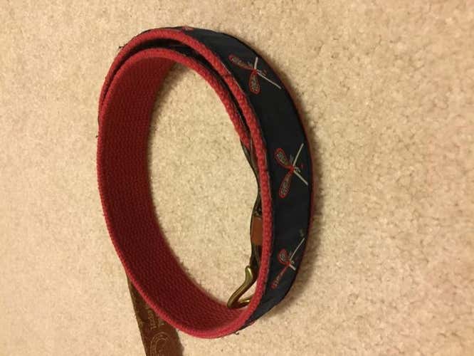 leather Lacrosse stick belt size 26