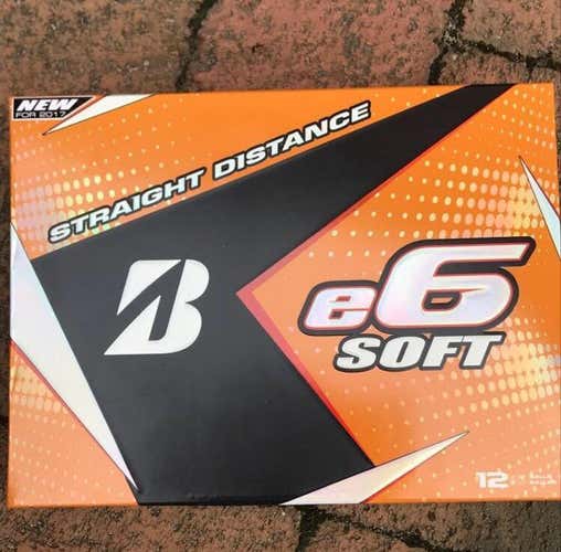 NEW - Bridgestone e6 Soft 2 Dozen White Golf Balls - Original Packaging