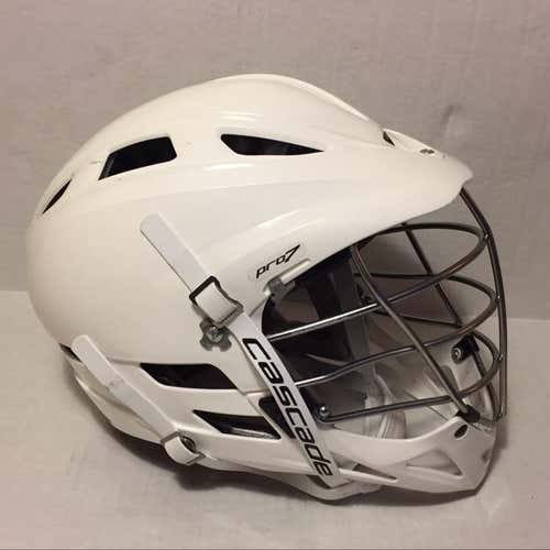 Cascade Pro 7 White Helmet. Barely Used.