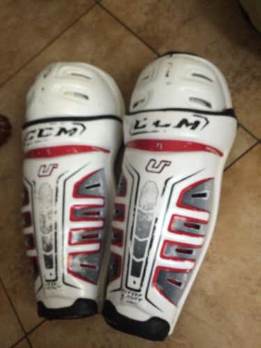 CCM u+ shin guards 14"