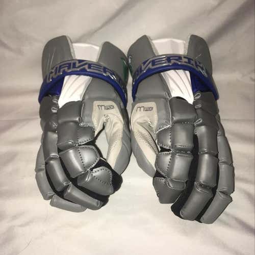 New - Chesapeake Bayhawks Maverik Max - Major League Lacrosse Gloves - NO TRADES