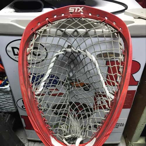Red STX Shield Strung With ECD Wax Mesh