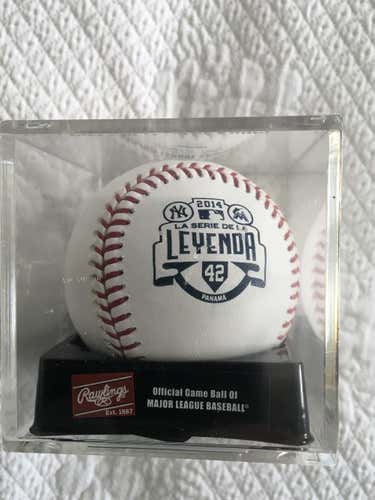 Hall of Fame Mariano Rivera Panama Series Game Ball New York Yankees