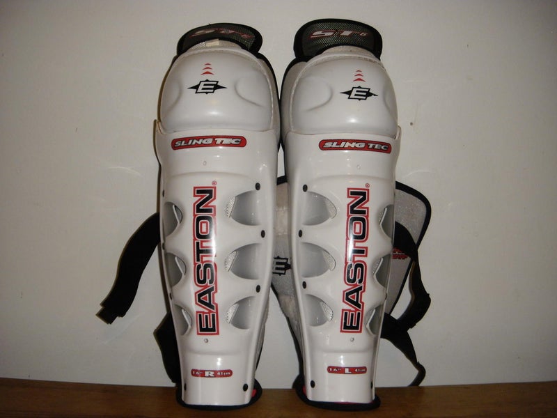Easton ST6 Sling Tec Senior Shin Guards 16"