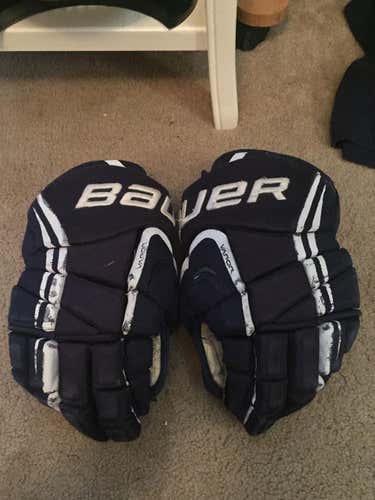 Bauer APX Pro Navy Blue Gloves