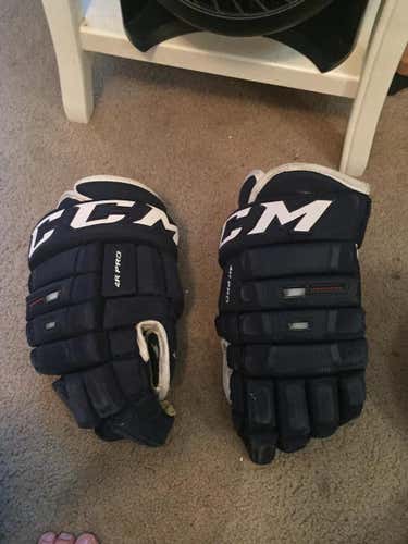 CCM 4 Roll Pro Gloves Navy 14"