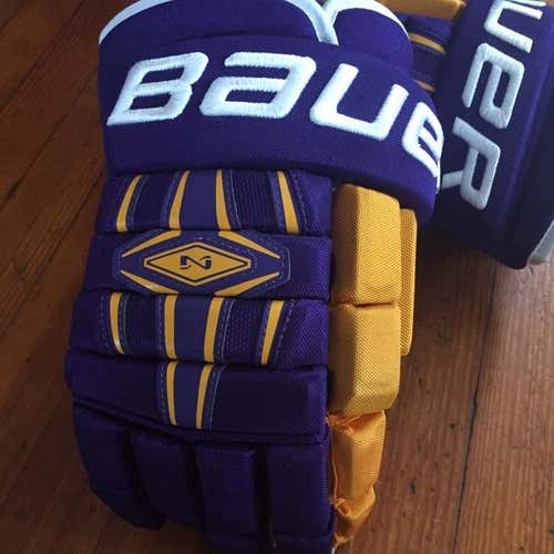 Purple/Yellow Custom Nexus Gloves