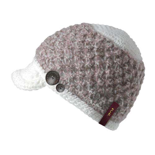 TURTLE FUR HEAD WEAR -WOMEN'S MOUNTAIN GIRL- HAND CROCHETED BRIM BEANIE