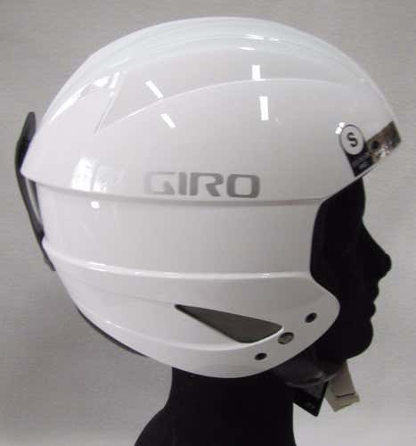 WOMEN'S GIRO SESTRIERE SKI RACE HELMET (WHITE) SMALL 21-21.75 INCHES