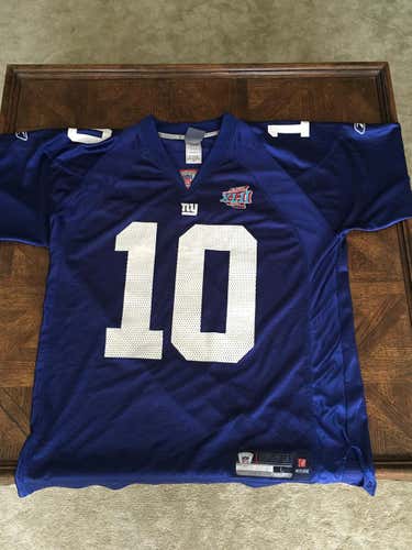New York Giants Eli Manning Super Bowl Jersey