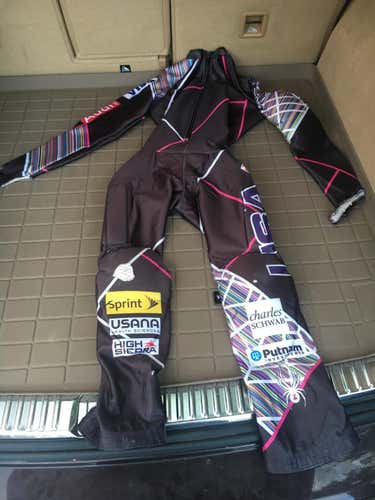 US Ski Team Spyder Downhill GS Speedsuit Size Medium Womens